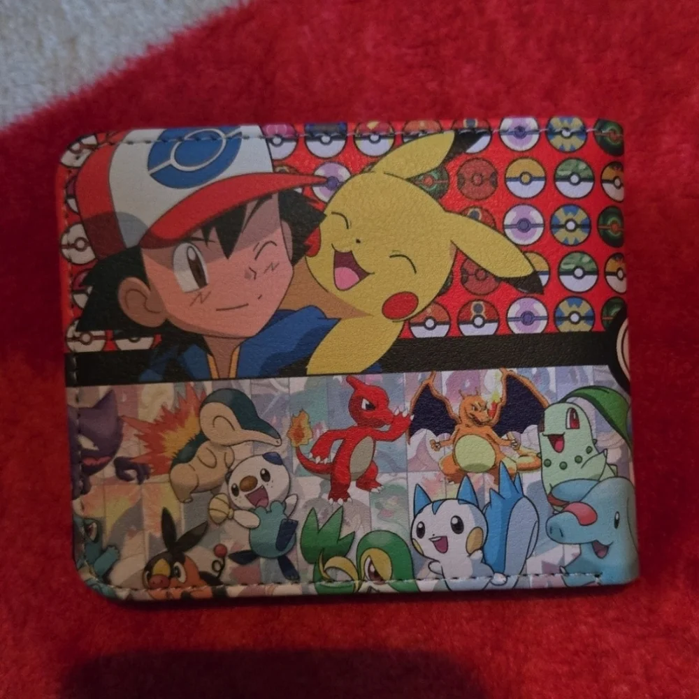 New Pokemon Anime Manga Leather Wallet